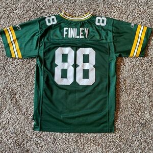 Green Bay Packers #88 Jermichael Finley NFL Jersey Youth Large Sewn on Lettering